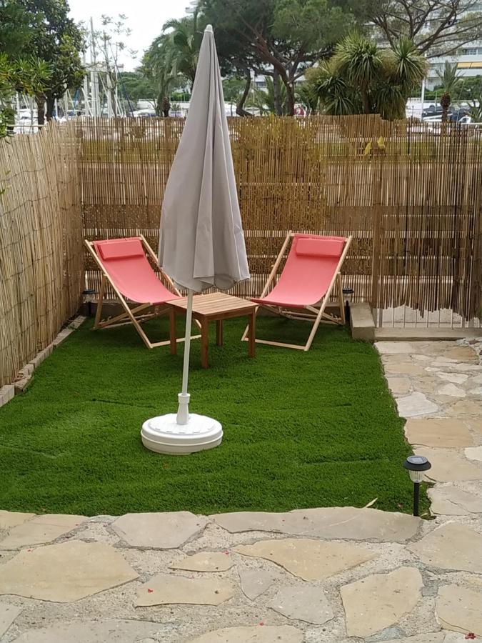 Studio Rez De Jardin Marina Baie Des Anges Villeneuve-Loubet Bagian luar foto